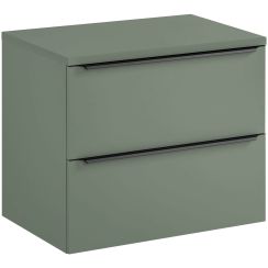 Set Badschrank Comad Sombra Green SOMBRA GREEN 82-70-46-2S, Waschtischplatte Comad Sombra Green GREEN 89-70-46 M