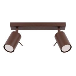 Sollux Lighting Ring Deckenlampe 2x10 W braun SL.2196