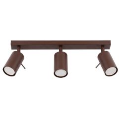 Sollux Lighting Ring Deckenlampe 3x10 W braun SL.2197