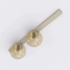 Emibig Fit Deckenlampe 2x10 W beige 1714/2