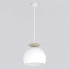 Emibig Geo Pendelleuchte 1x15 W weiß-beige 1757/1