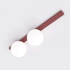 Emibig Fit Deckenlampe 2x10 W rot 1713/2