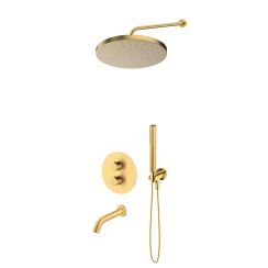 Set Badewannen- und Duscharmatur Oltens Katla 34600810, Kopfbrause Oltens Alvo 37011610, 39100810, 39402810, 39305810, 37106810, 37203800