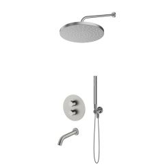 Set Badewannen- und Duscharmatur Oltens Katla 34600910, Kopfbrause Oltens Alvo 37011910, 39100910, 39402910, 39304910, 37102910, 37200910