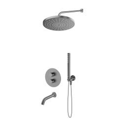Set Badewannen- und Duscharmatur Oltens Katla 34600400, Kopfbrause Oltens Alvo 37011400, 39100400, 39402400, 39304400, 37102400, 37200400