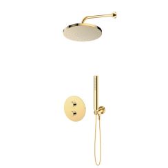 Set Badewannen- und Duscharmatur Oltens Katla 34600800, Kopfbrause Oltens Pluva 37010800, 39400800, 39304800, 37102800, 37200800