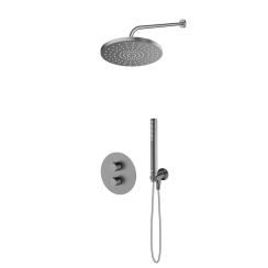 Set Badewannen- und Duscharmatur Oltens Katla 34600400, Kopfbrause Oltens Pluva 37010400, 39402400, 39304400, 37102400, 37200400