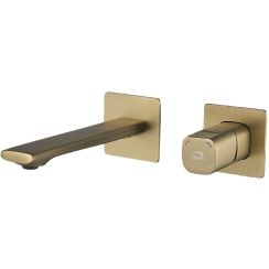 Laveo Tores Waschtischarmatur Unterputz gold BVT_G22P