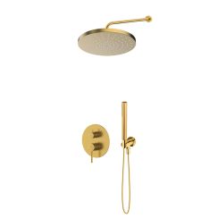 Set Badewannen- und Duscharmatur Oltens Molle 34113810, Kopfbrause Oltens Alvo 37011810, 39402810, 39305810, 37106810, 37203800
