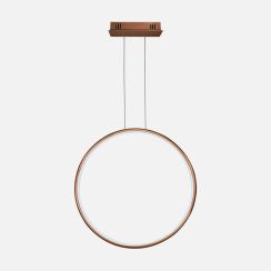 Altavola Design Ledowe Okręgi Pendelleuchte 1x30 W kupfer LA073/X_80_in_4k_copper_dimm