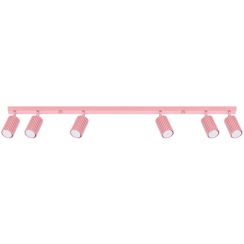 Sollux Lighting Karbon Deckenlampe 6x10 W rosa SL.1938