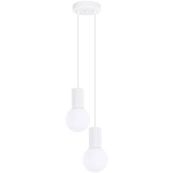 Sollux Lighting Halo Pendelleuchte 2x8 W weiß SL.1971