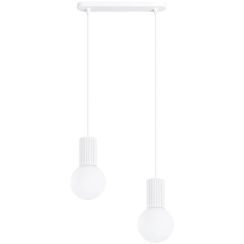 Sollux Lighting Halo Pendelleuchte 2x8 W weiß SL.1981