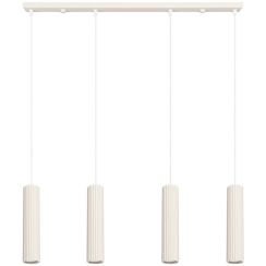 Sollux Lighting Karbon Pendelleuchte 4x10 W beige SL.2004