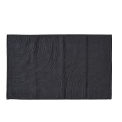 Zone Denmark Time Badteppich 80x50 cm rechteckig schwarz 33911
