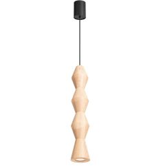 Sollux Lighting Kubbe Pendelleuchte 1x10 W holz SL.2029