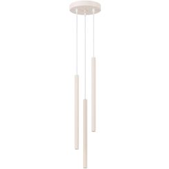 Sollux Lighting Arche Pendelleuchte 3x8 W beige SL.2035