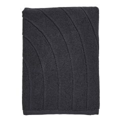 Zone Denmark Time Handtuch 70x140 cm Baumwolle schwarz 33616