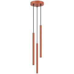 Sollux Lighting Arche Pendelleuchte 3x8 W rot SL.2041