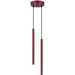 Sollux Lighting Arche Pendelleuchte 2x8 W burgund SL.2043