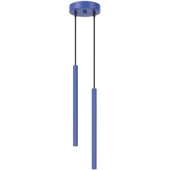 Sollux Lighting Arche Pendelleuchte 2x8 W blau SL.2046