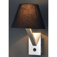MaxLight Orlando Wandleuchte 1x40 W schwarz 5103W/BLNM