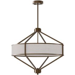 Open Design Zundo Chocco 60 Pendelleuchte 4x15 W braun-beige OR85846