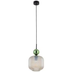 TK Lighting Sophia Green Cognac Pendelleuchte 1x15 W schwarz-grün 11372