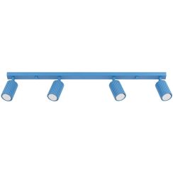 Sollux Lighting Karbon Deckenlampe 4x10 W blau SL.2382