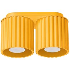 Sollux Lighting Aura Deckenlampe 2x10 W gelb SL.2414