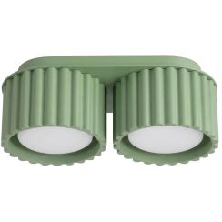 Sollux Lighting Aura Deckenlampe 2x10 W grün SL.2412