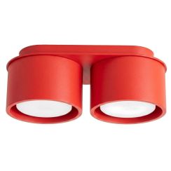 Sollux Lighting Modo Deckenlampe 2x10 W rot SL.2479