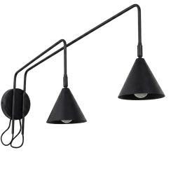 Sollux Lighting Nox Wandleuchte 2x10 W schwarz SL.2507