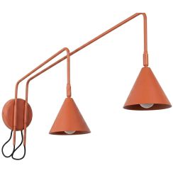 Sollux Lighting Nox Wandleuchte 2x10 W rot SL.2511