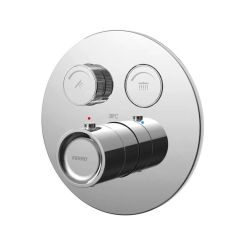 Ferro Badewannen- und Duscharmatur Unterputz mit Thermostat chrom BFBOX