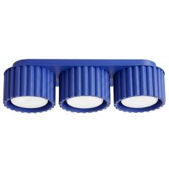 Sollux Lighting Aura Deckenlampe 3x10 W blau SL.2634