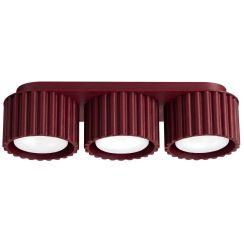 Sollux Lighting Aura Deckenlampe 3x10 W burgund SL.2636