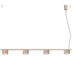 Sollux Lighting Aura Pendelleuchte 4x10 W beige SL.2702