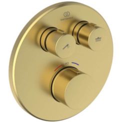 Ideal Standard Ceratherm Navigo Duscharmatur Unterputz mit Thermostat gold A8579A2