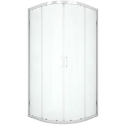New Trendy New Varia Duschkabine 90x90 cm halbrund chrom Glanz/durchsichtiges Glas K-5467