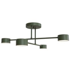 Emibig Halo Deckenlampe 4x10 W grün 1841/4