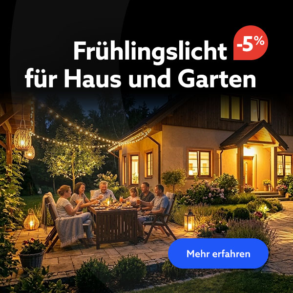 Frühlingslicht für Haus und Garten