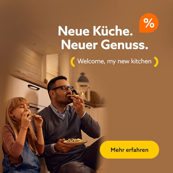 Neue K&uuml;che. Neuer Genuss